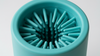 Close-up of the soft silicone cleaning fins inside the Mivella PawClean paw cleaner